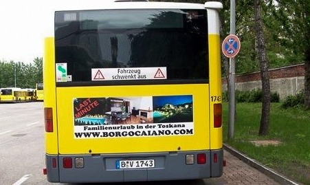 Buswerbung Borgocaiano
