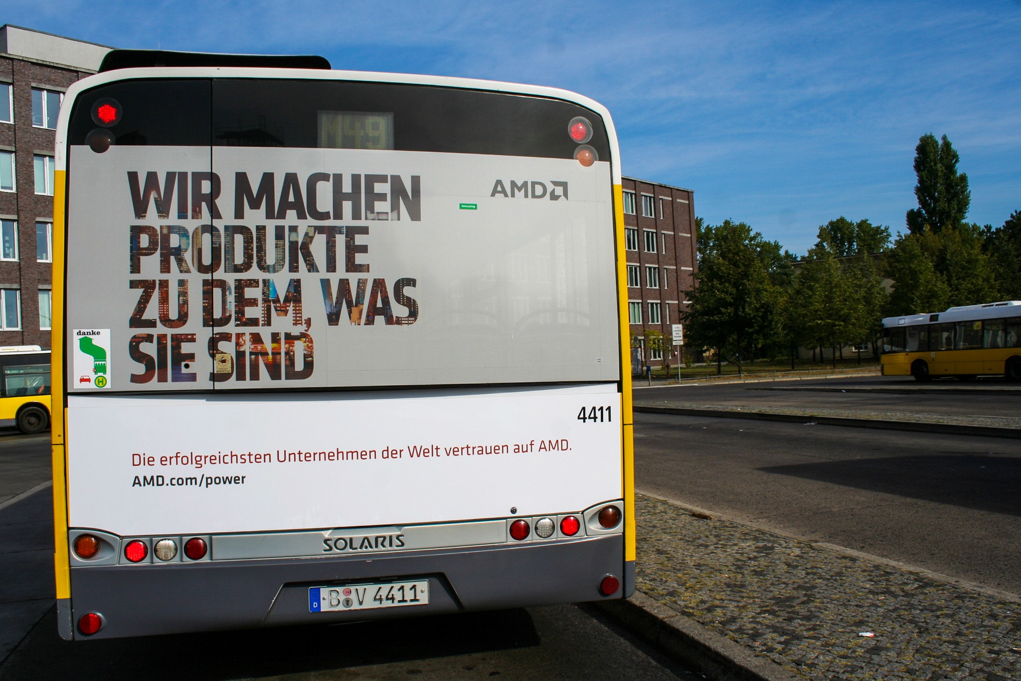 Buswerbung