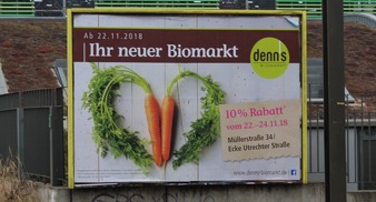 Großflaeche denn´s Biomarkt Neueroeffnung