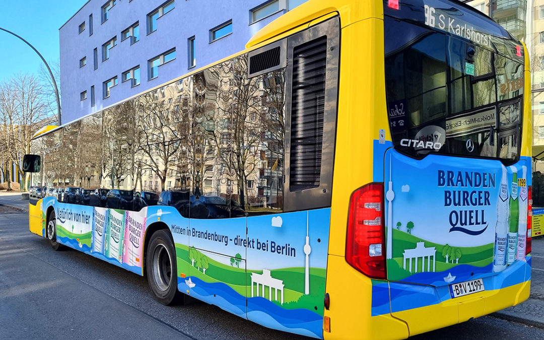 Bus advertising in Berlin for your target group