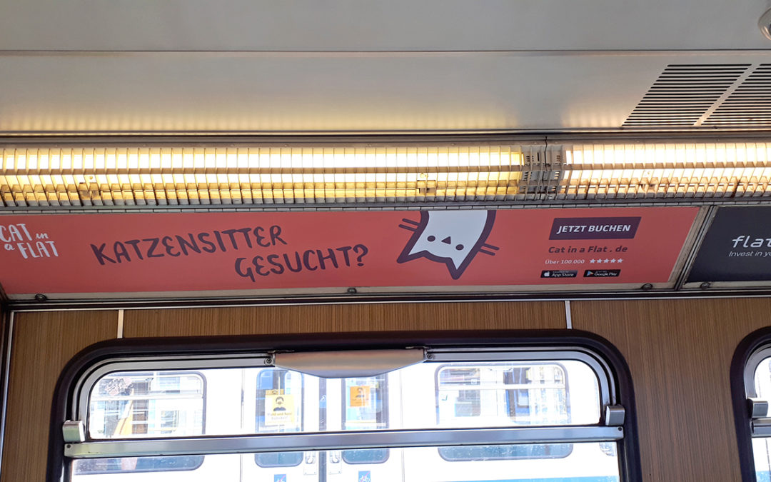 Watch your step: Here comes out-of-home advertising on public transport in Germany’s major cities.