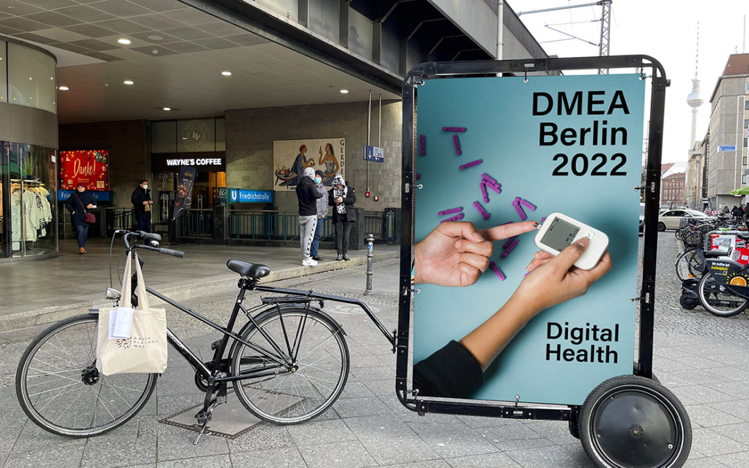Out-of-Home advertising around the trade fair or congress center: Right on target for DMEA 2022