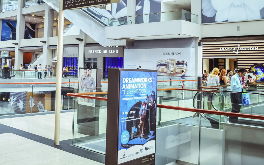 Mall Videos and City Light Posters in Shopping Centers