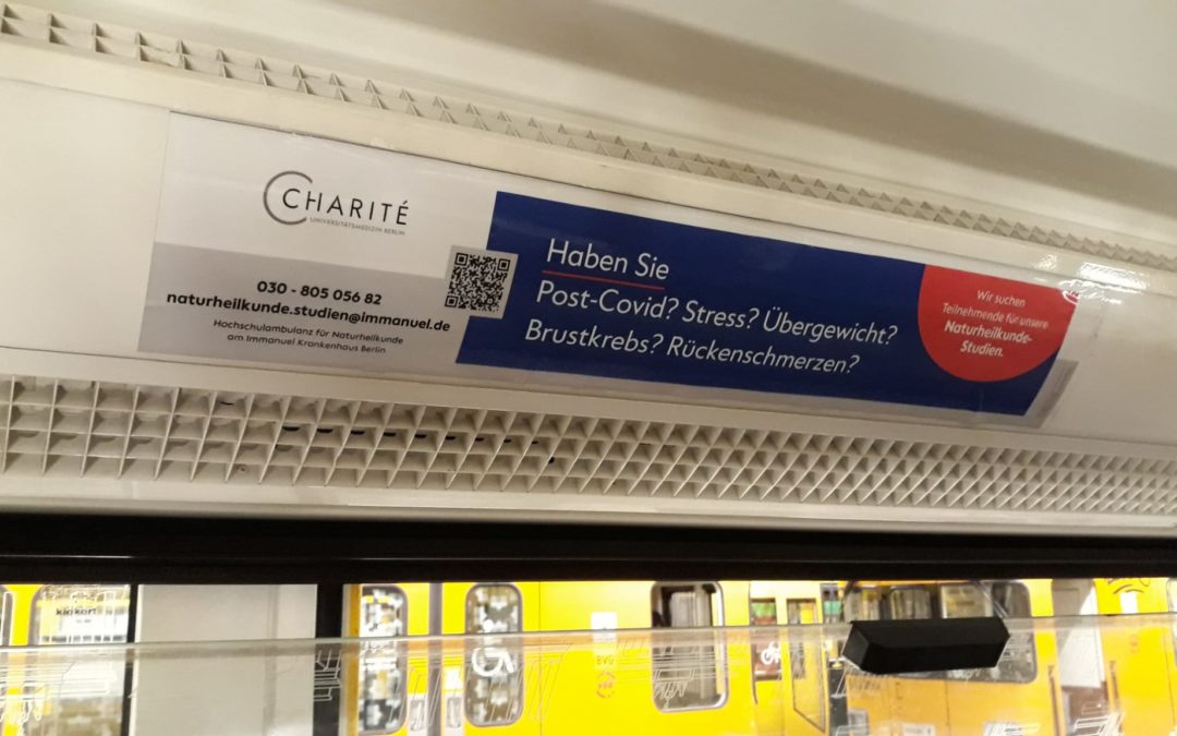 WTM Innenwerbung - Charité Berlin U-Bahn